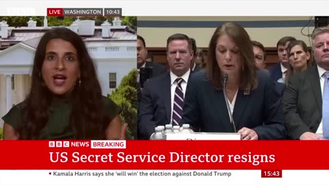 Reality of US Secret Service boss to resign after admitting failures over Trump shooting | BBC News