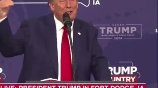 President Trump Confesses in Iowa - He's "Not Into Golden Showers"