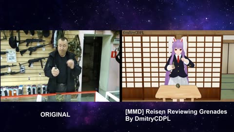 [Touhou MMD] Reisen reviewing grenades (Comparison)