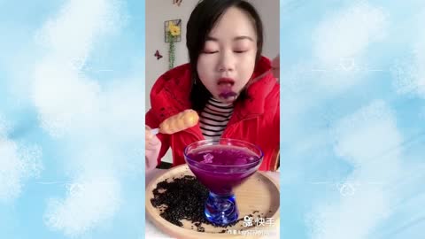 ASMR Ice Eating Sounds Most Satisfying Video