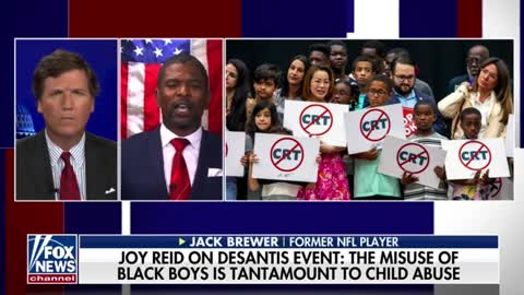 Former NFL player Jack Brewer joins Tucker Carlson to talk about the Joy Reid accusations.