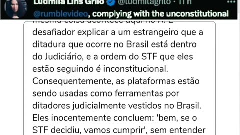 Juíza Ludmila Lins Grilo : A DITADURA NO BRASIL.