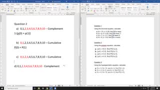 When to use the Complement Rule (Binomial, Poisson and Hypergeometric)
