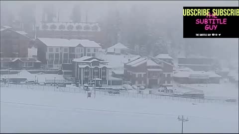 Snowfall in Kashmir