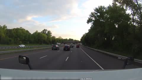 Reckless Exit Nearly Causes Wreck