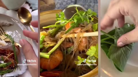 Exploring the Delights of Cambodian Street Food: Crab Brain Noodles in Phnom Penh Central Market