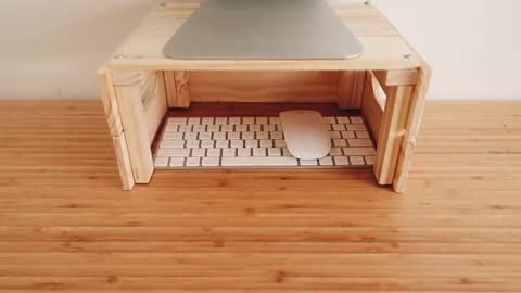 DIY Home Office _ Desk Makeover - Super Affordable + Aesthetic __ Lone Fox
