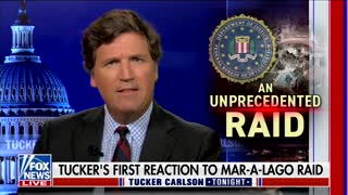 Tucker Carlson Sounds Off on FBI Mar-a-Lago Raid for the First Time