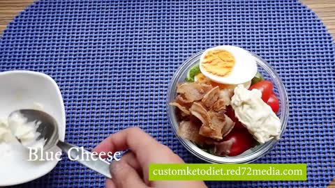 Easy Keto Diet Recipe Cobb Egg Salad