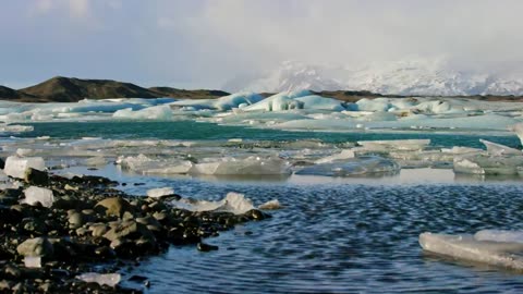 Iceland the land of fire and ice..4k