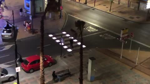 Innovative pedestrian crosswalk in Spain lights up for safety