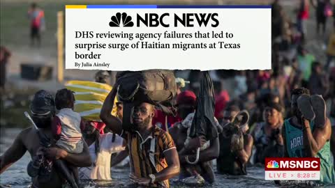 NBC News: "The united states knew as early as July that thousands of Haitians migrants were headed to the U.S.-Mexico border."