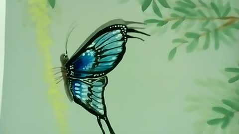 decoration painting arts butterfly