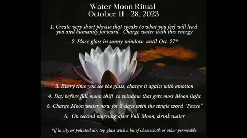 Water Moon Ritual - short version