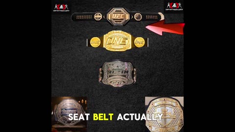 MMA belts across the biggest organizations in MMA