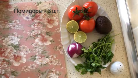 Салат из АВОКАДО! Вкусный и Простой салат! ПП салат! | Dinara Göksu