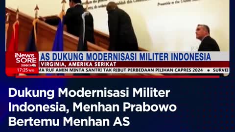 Dukung Modernisasi Militer Indonesia, Menhan PrabowoBertemu Menhan AS