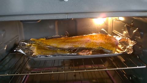 Filleted Fish Jumping In Oven.