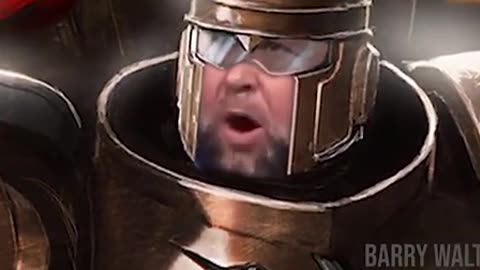 Alex Jones , Human Supremacy Speech as Thunder warrior primarch , Horus Heresy