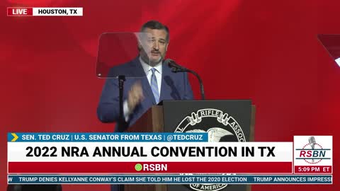 TX Senator Ted Cruz Speaks at 2022 NRA National Convention in Houston, TX 5/27/22