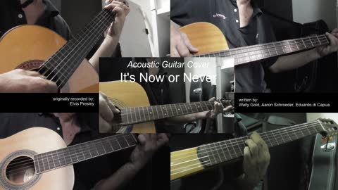 Guitar Learning Journey: Elvis Presley's "It's Now or Never" instrumental acoustic guitar cover