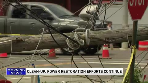 Clean-up, power restoration efforts continue after Monday night's storms | WGN News