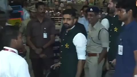 Pakistan team landed in india