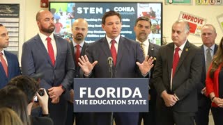 Governor Ron DeSantis Stands with Dr. Ladapo