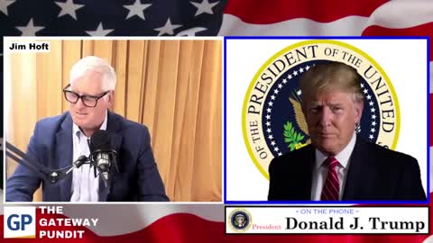 President Trump speaks on Gateway Pundit #TrumpWon