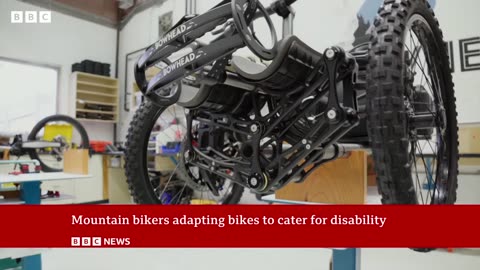 How mountain bikers are adapting bikes to cater for disability | BBC News| A-Dream News ✅