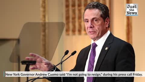 Cuomo: "I'm not going to resign"