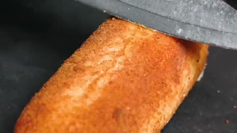This is a massive Mozzarella Stick! ️- simple food cooking 🦥