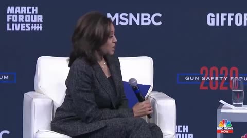 "I support a mandatory [gun] buyback program." — Kamala Harris