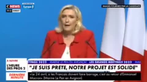 Le Pen Vows to Undo Macron's Doing and Recompensate Unvaccinated Workers Who Were Fired Off the Job