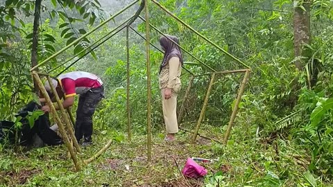 Building a Cool Wilderness Shelter: Camping and Stargazing Adventure by pankaj yadav