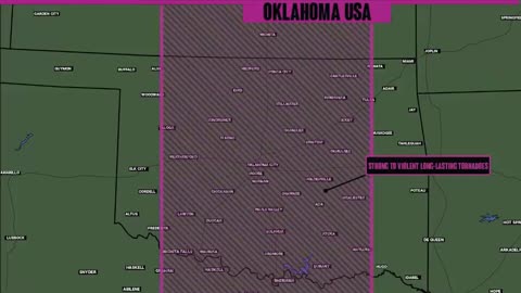 PDS tornado watch issued for most of Oklahoma, parts of Texas and Kansas