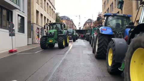 German Farmers Take to the Streets of Stuttgart, Hamburg, Hanover, and Beyond to Protest Against Climate Stupidity
