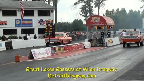 Great Lakes GassersRacing At Milan Dragway