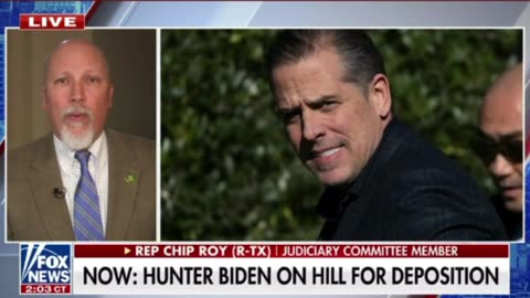 Rep Chip Roy on Hunter’s bs today