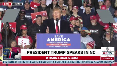 FULL SPEECH: President Donald J Trump delivers remarks at Trump Rally in Selma, NC 4/09/22