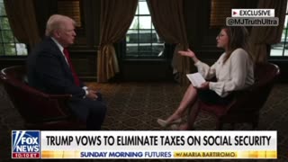 Trump Declares there will be No Tax on Social Security