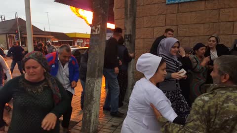 Powerful Explosion at Gas Station