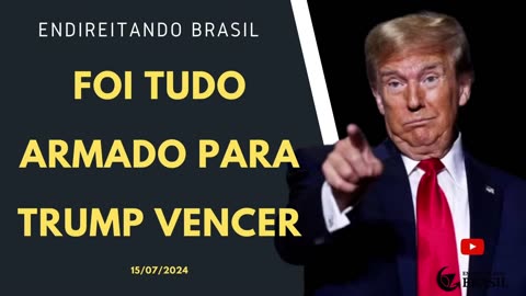 15.07.24 (MANHÃ) - FOI TUDO ARMADO PARA TRUMP VENCER