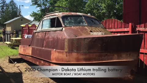 2000 Champion 202DC Dakota Lithium trolling battery pt6