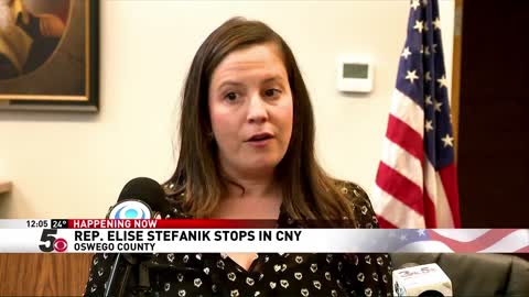 Channel 5 Highlights Rep. Stefanik's Visit To Oswego County. 02.16.22.