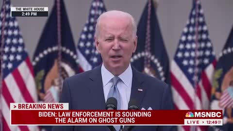 Biden Announces New Rules For Ghost Guns To 'Help Save Lives'