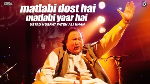 Matlabi Dost Hai Matlabi Yaar Hai by Nusrat Fateh Ali khan 💯🔥 trending Qawali 1k followers Rumble
