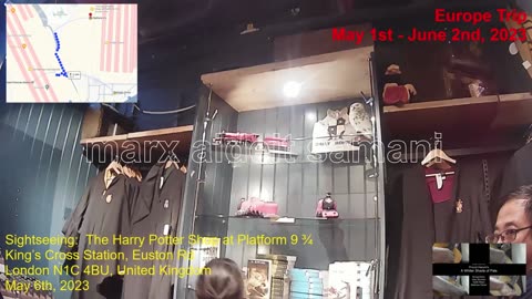 May 6th, 2023 30 Sightseeing: The Harry Porter Shop, Platform 9 3/4, UK