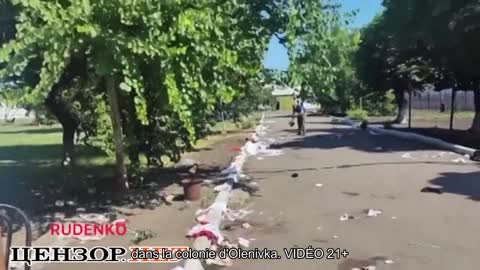 Des tueurs russes rapportent la mort de 53 prisonniers ukrainiens dans la colonie d'Olenivka. VIDÉ
