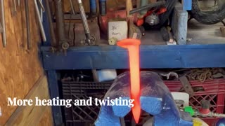 Forging metal hangers